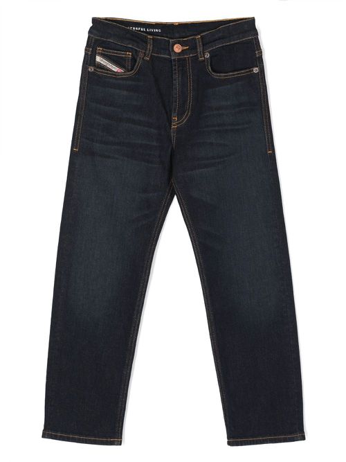 2010-J straight-leg jeans - Blue