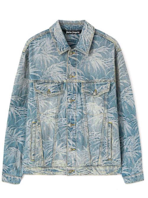 Palms denim jacket - Blue