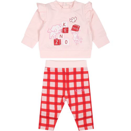 Pink Suit For Baby Girl With Print