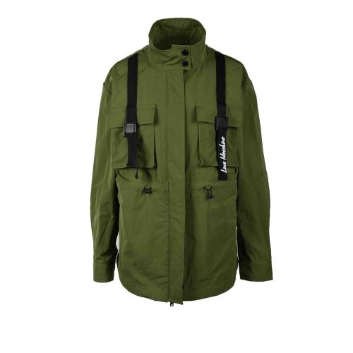 Oversized Technical Parka Parka — Green