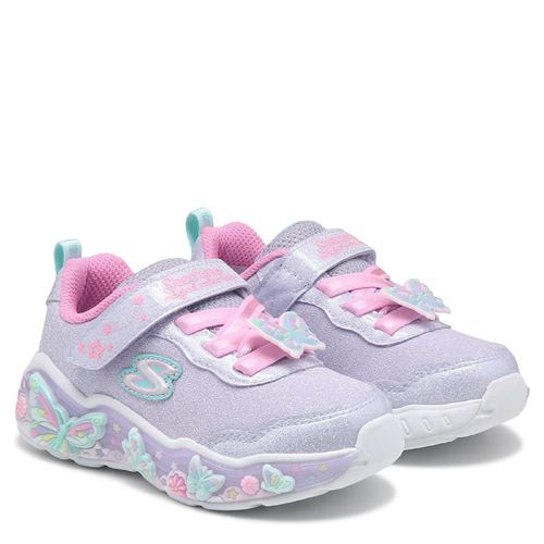 Kids' Butterfly Bliss Light Up Sneaker Toddler/Little Kid Shoes (Lavender/Pink Multi)