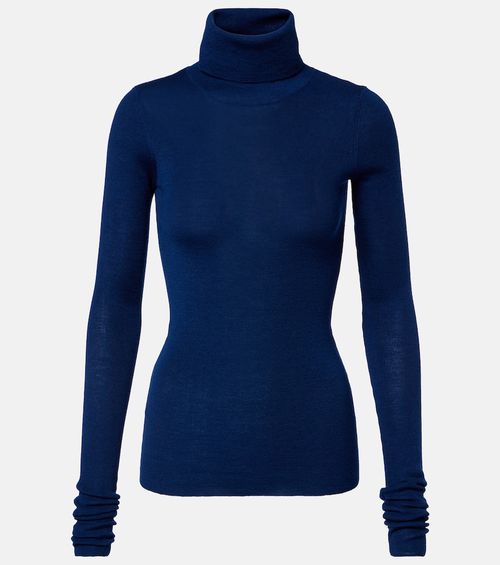 Utica wool and cotton turtleneck sweater