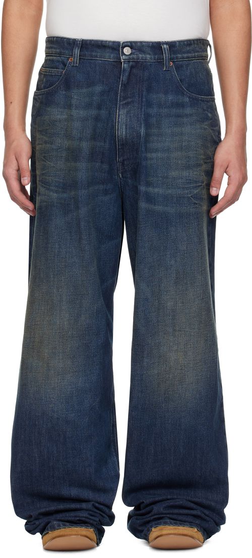 Blue 5 Pockets Jeans