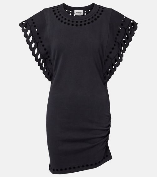 Orlane embroidered cotton minidress