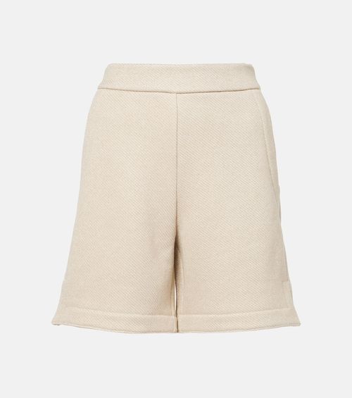 Cotton-blend shorts