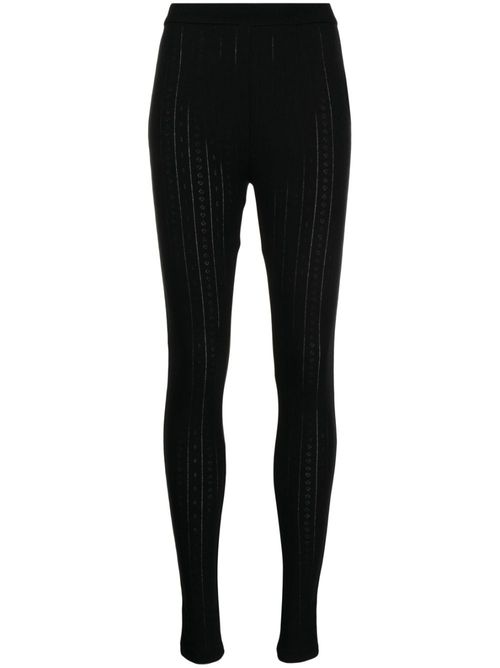 T-Edie Pointelle leggins - Black
