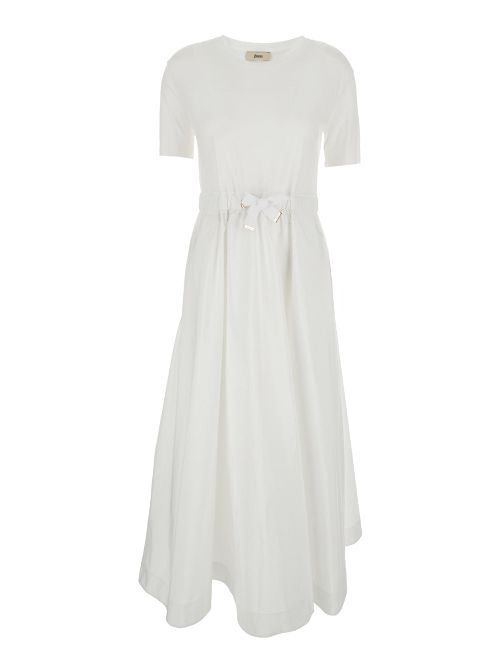 Tech Fabric Dress — White