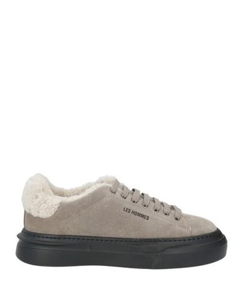 Man Sneakers Grey Size 6 Leather