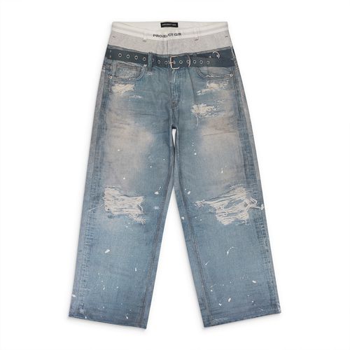 BLUE TROMPE-L'�IL DENIM JEANS