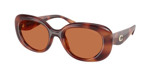 Coach HC8391U CR609 577473 Women's Sunglasses Tortoiseshell Size 53