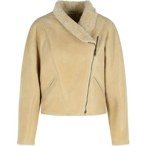 Isabel Marant 'Blondine' Shearling Ecru Jacket