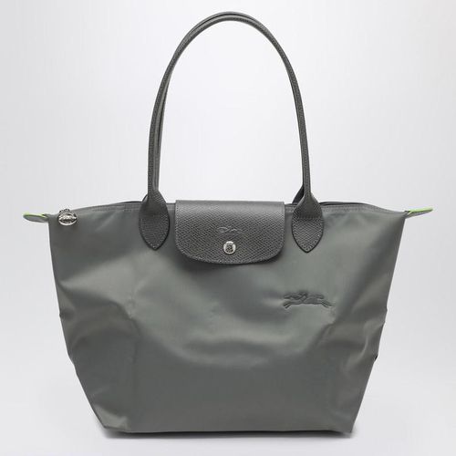 Graphite-Coloured Le Pliage Green M Bag