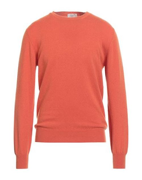 Man Sweater Orange Size S Cashmere