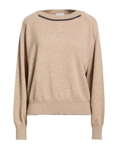Woman Sweater Camel Size S Cashmere