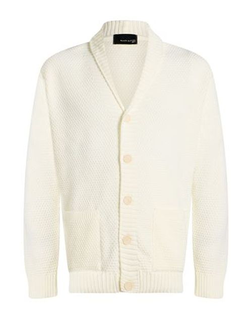Bl.11 Block Eleven Man Cardigan Cream Size M Acrylic