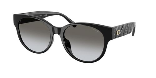 Coach HC8430D CAE87 Asian Fit 50023C Women’s Sunglasses Black Size 56