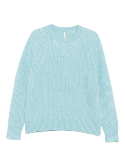 Brushed Ribbed Neck Sweatshirt for Men