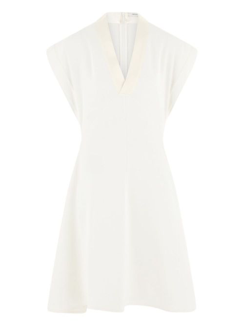 Sleeveless mini dress - White