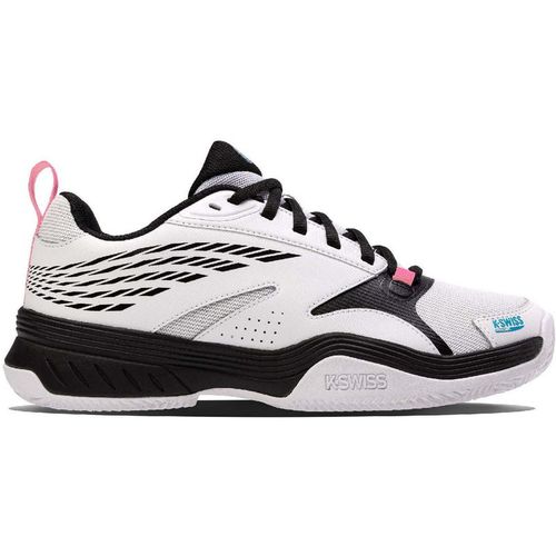 K-Swiss Mens SpeedEx Padel Trainers in White - Black/White