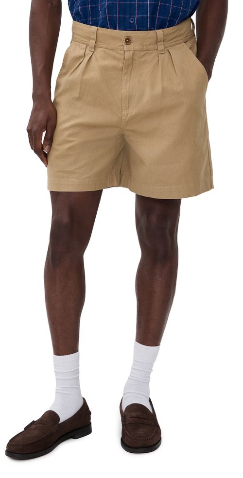 Hemp Shorts Tan