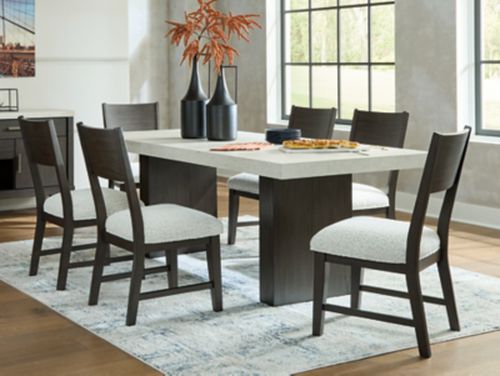 Westonfort Dining Table and 6 Chairs, Espresso