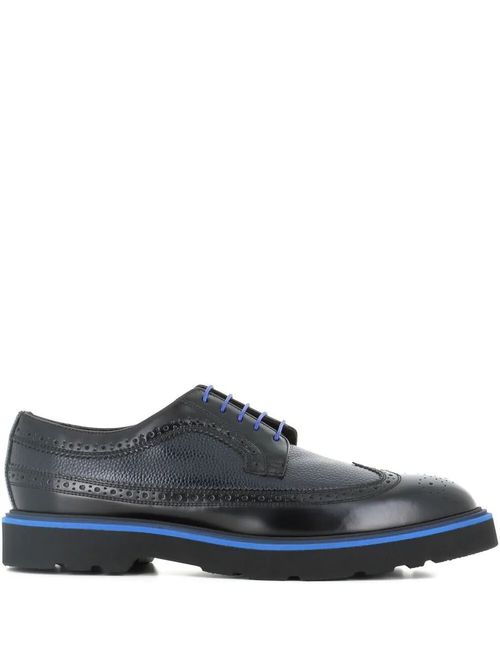 Mens Shoe "Count" Black Brush Off Shoes