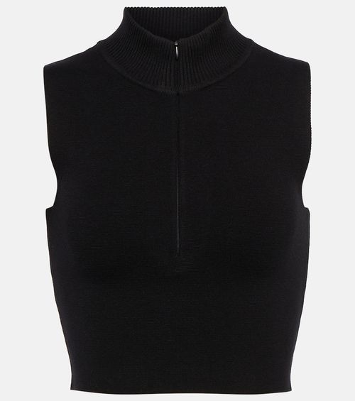 Live The Process Petra half-zip crop top