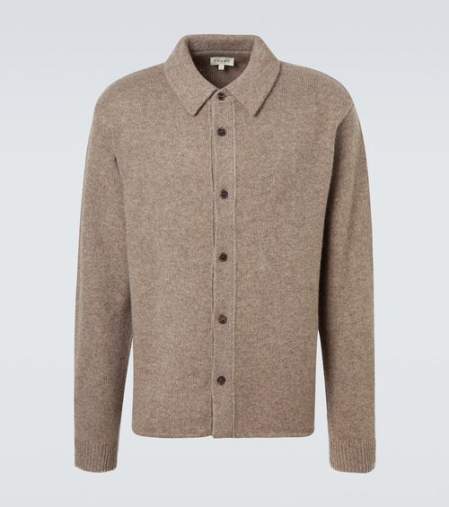 Yak and wool cardigan