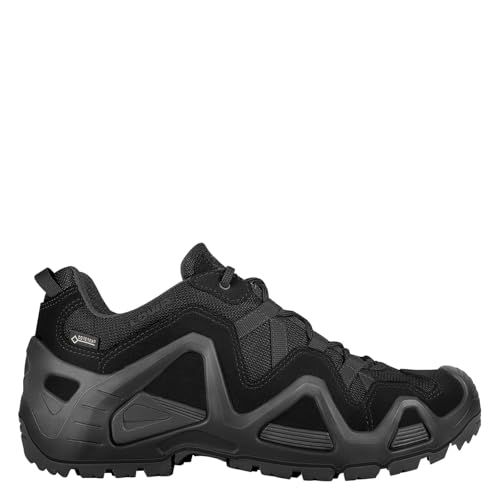 Lowa Mens Zephyr GTX LO TF Leather Textile Black Shoes