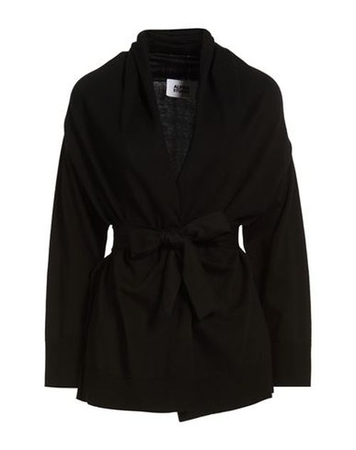 Woman Cardigan Black Size 6 Cotton