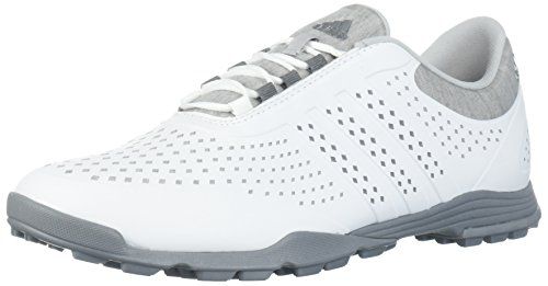 adidas gazelle silver green womens Adidas MC70 Golf Shoes White/Matte Silver/Brown – Golf Discount main image 0
