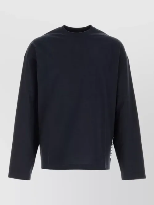 Jil Sander - cotton long sleeve crew neck t-shirt