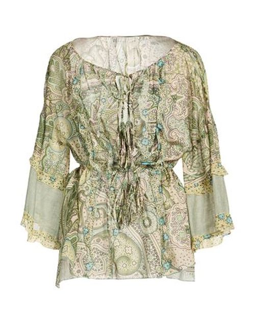 Woman Top Sage green Size S Cotton