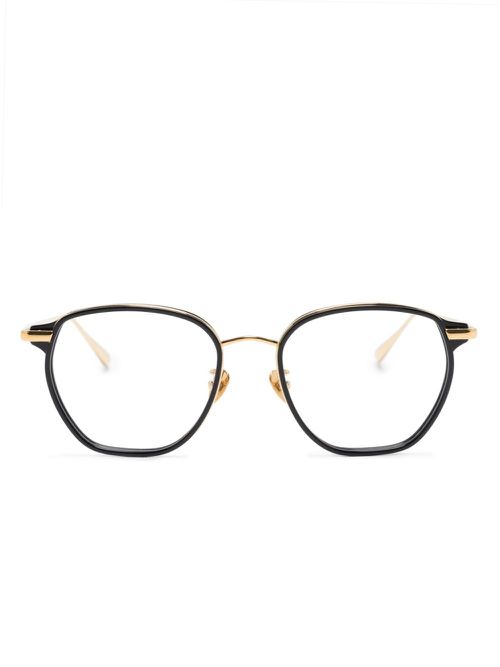 Danilo angular-frame glasses - Gold
