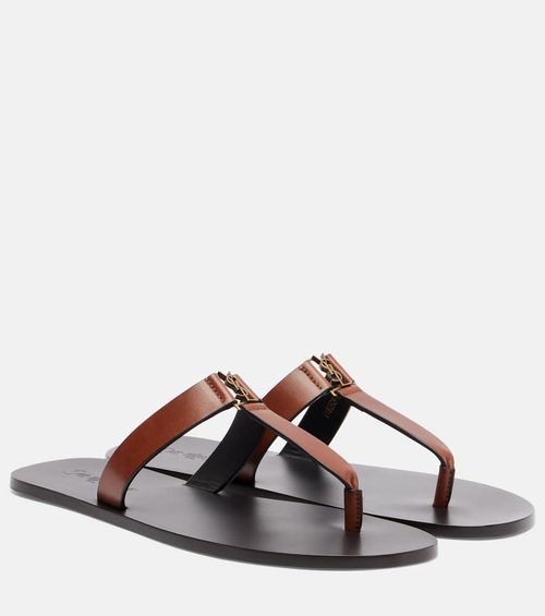 Cassandre leather thong sandals