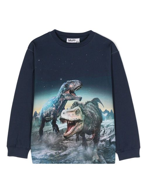 Rube organic-cotton sweatshirt - Blue