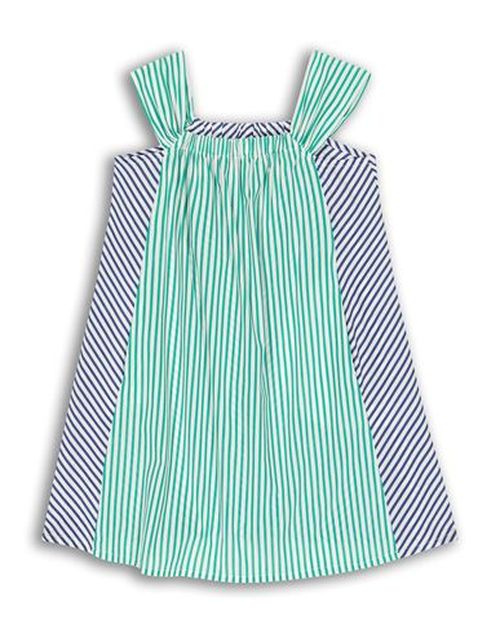 Kid Girl Kids' dress Green Size 10 Cotton, Polyamide, Elastane