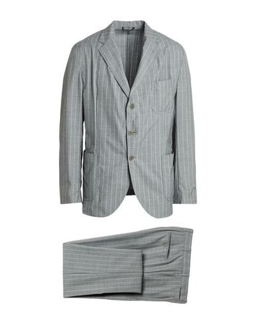 Man Suit Light grey Size 44 Wool