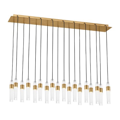 Nightshade Black LED Chandelier from the Lassell Collection