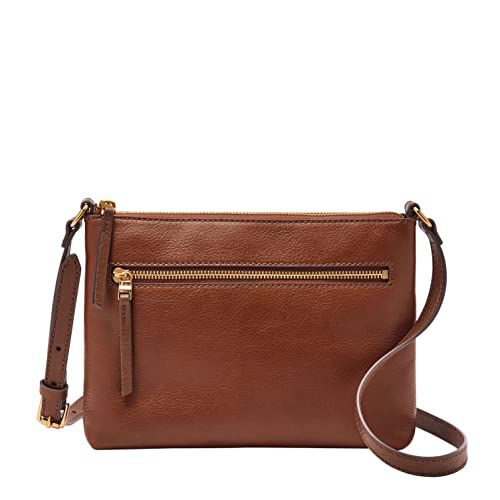 Fossil Women's Fiona Leather Small Crossbody Purse Handbag
