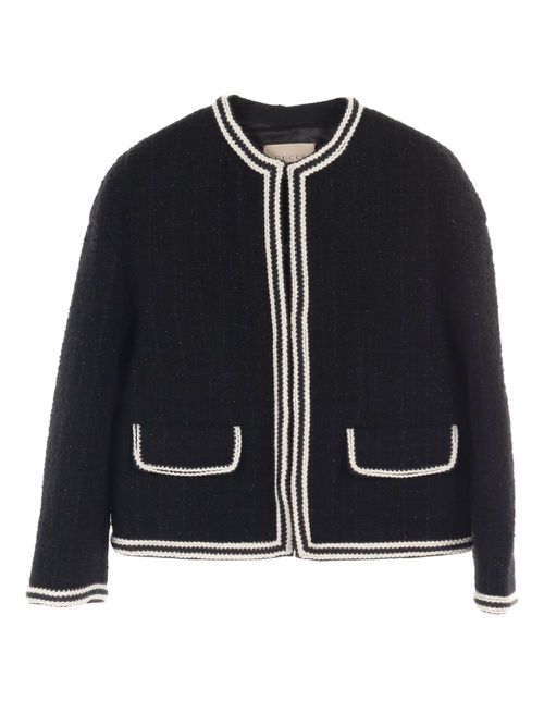 Gucci Pre-Owned 10's tweed jacket - Black
