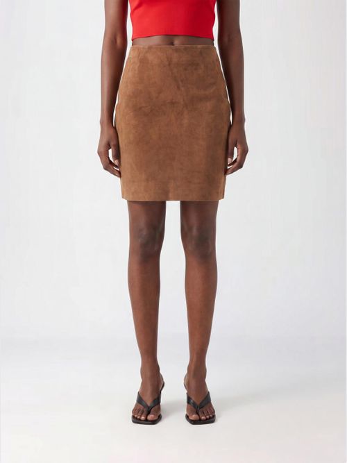 Skirt Woman color Brown