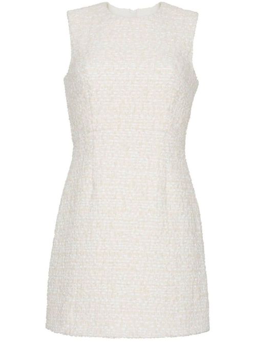 Peplum mini dress - Neutrals