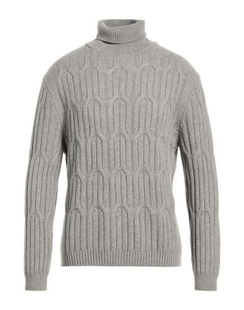 Man Turtleneck Light grey Size L Cashmere