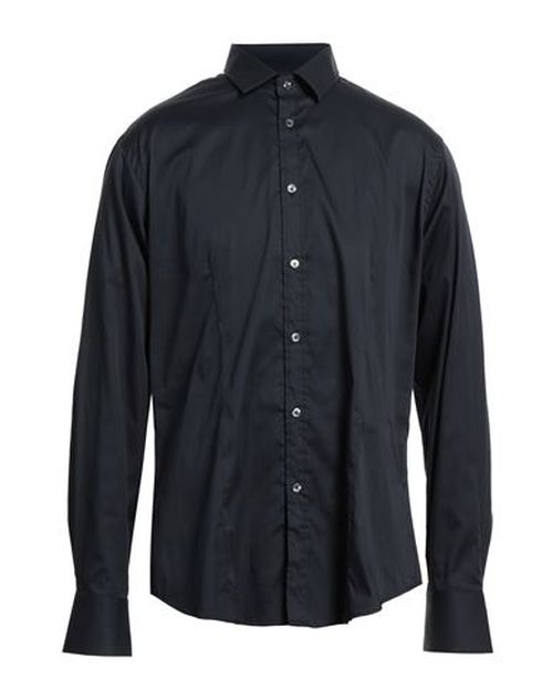 Man Shirt Navy Size 14 ½ Cotton, Elastane