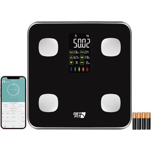Get Fit Smart Body Fat Bathroom Scale Monitor 15 Compositions Free App