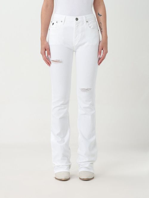 Jeans Woman color White