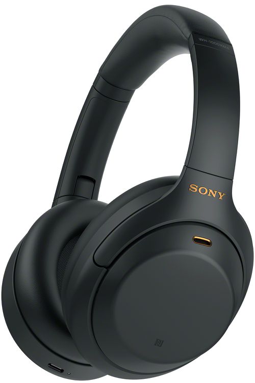 Black Wireless Noise Canceling Over-Ear Headphones
