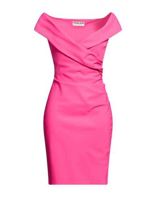 Woman Mini dress Fuchsia Size 6 Polyamide, Elastane