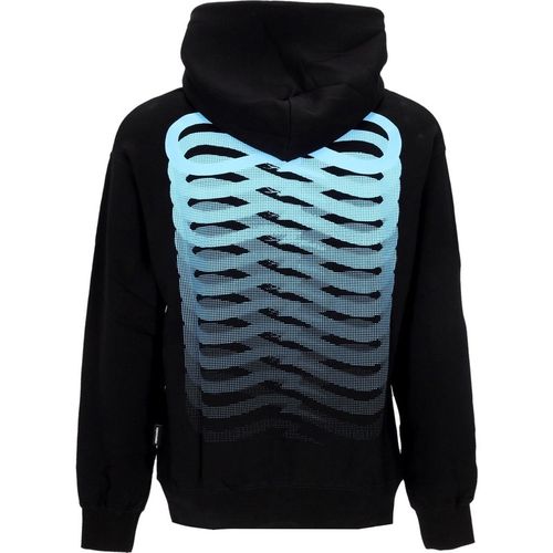 Men's Lightweight Hooded Sweatshirt Ribs Hoodie Black